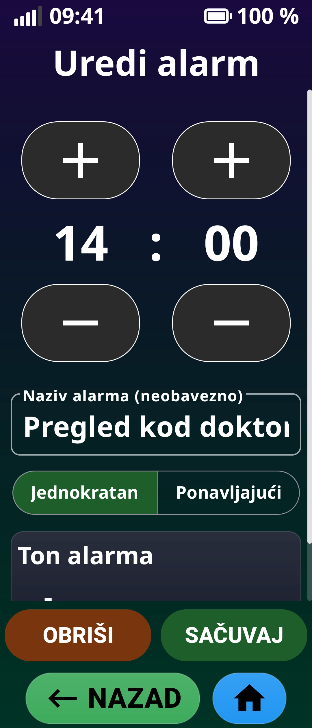 Alarms