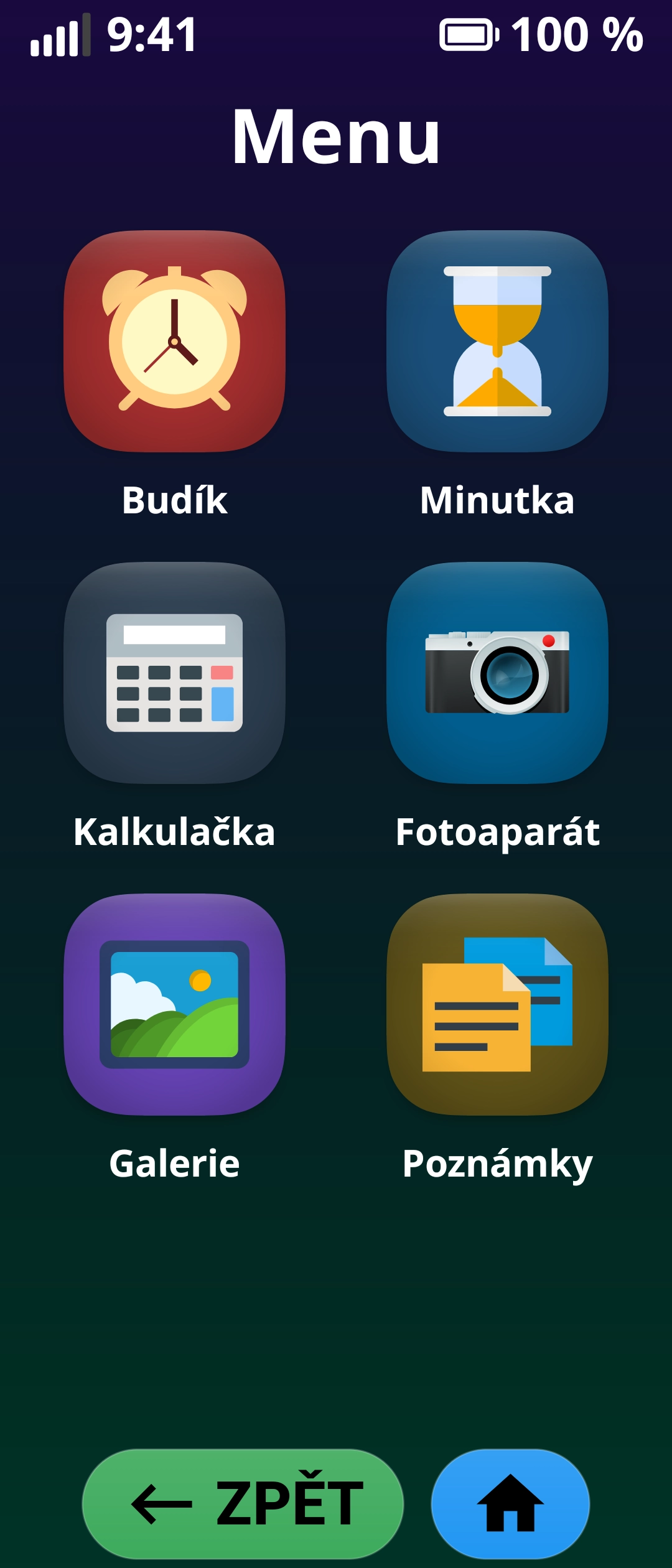 Apps Menu