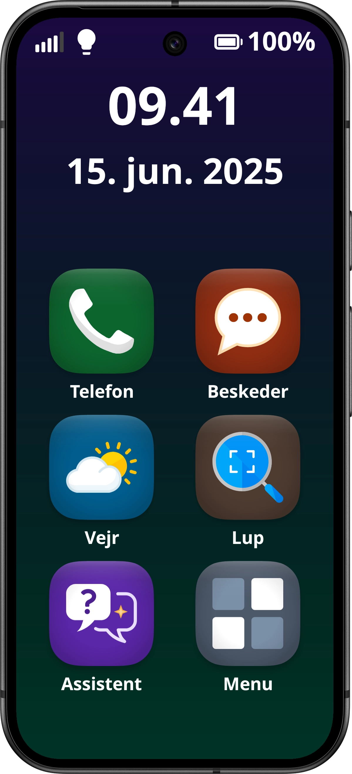 Ziola Home Screen