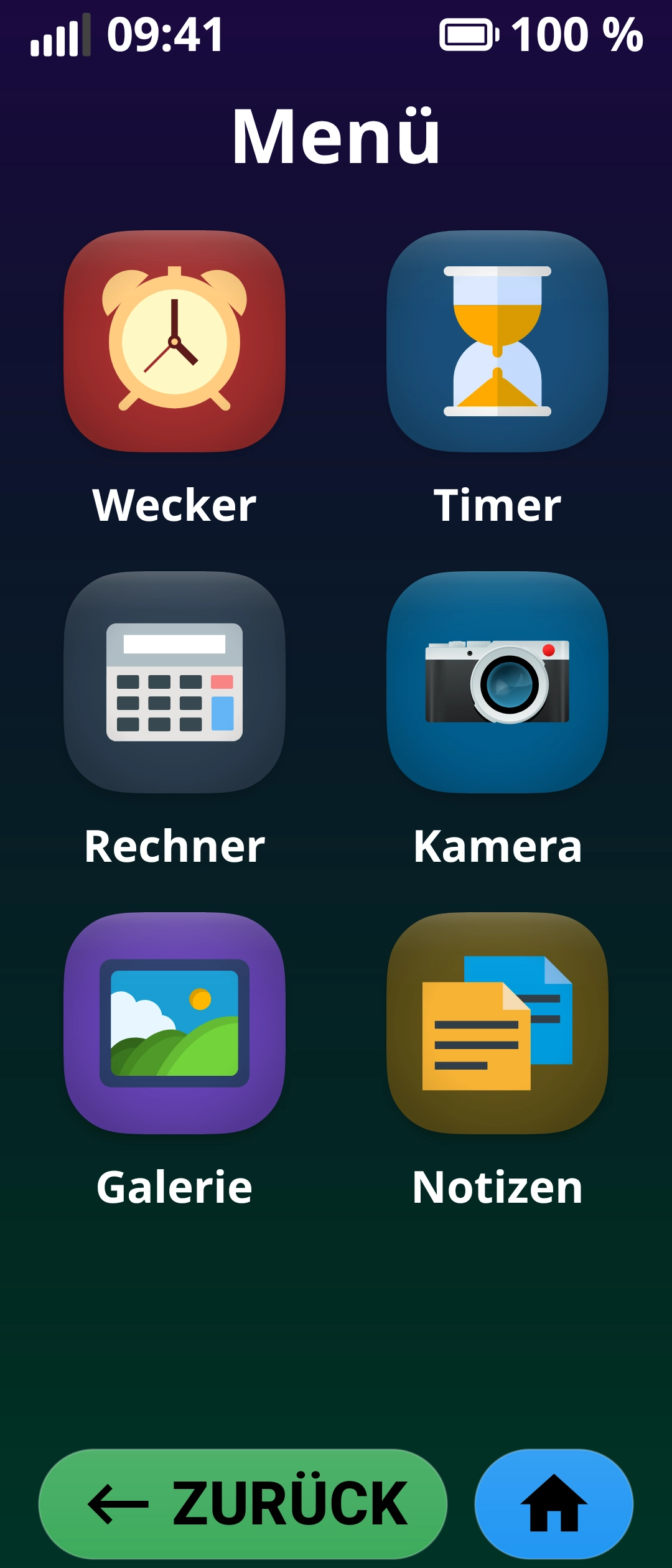 Apps Menu