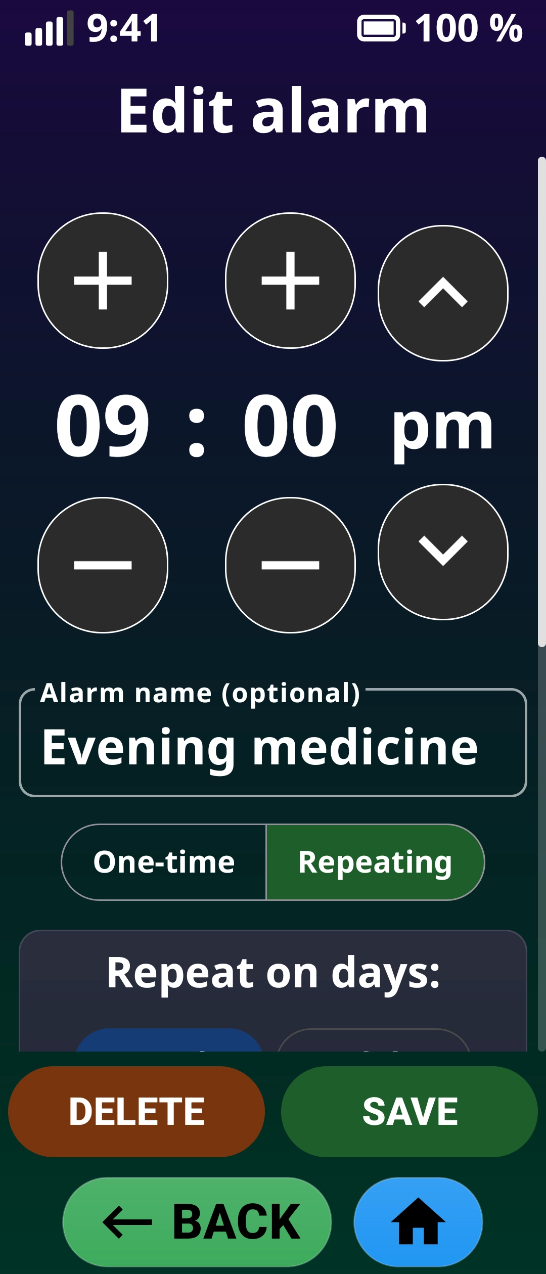 Alarms