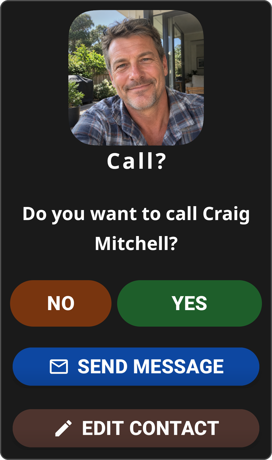 Confirmation Dialog