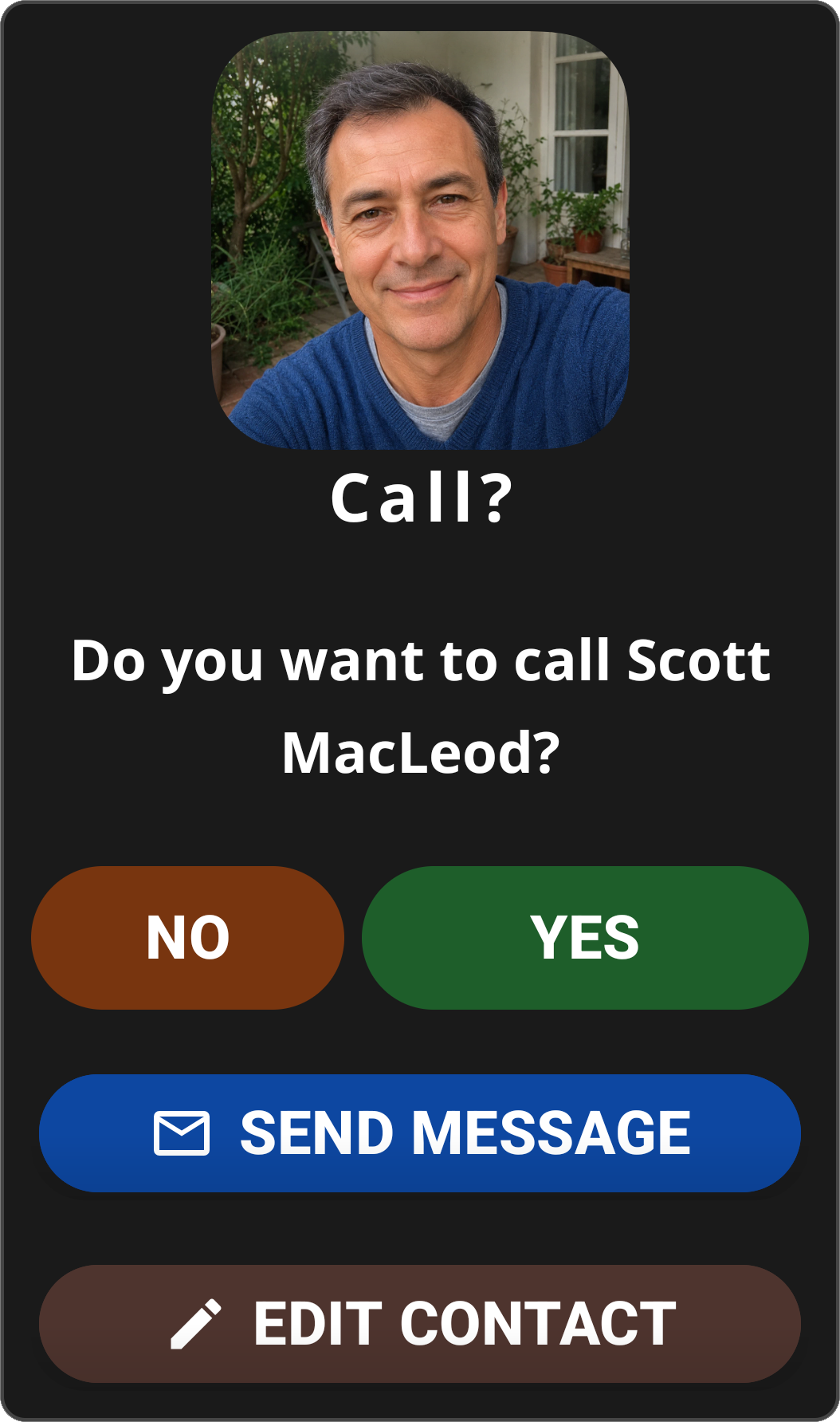 Confirmation Dialog