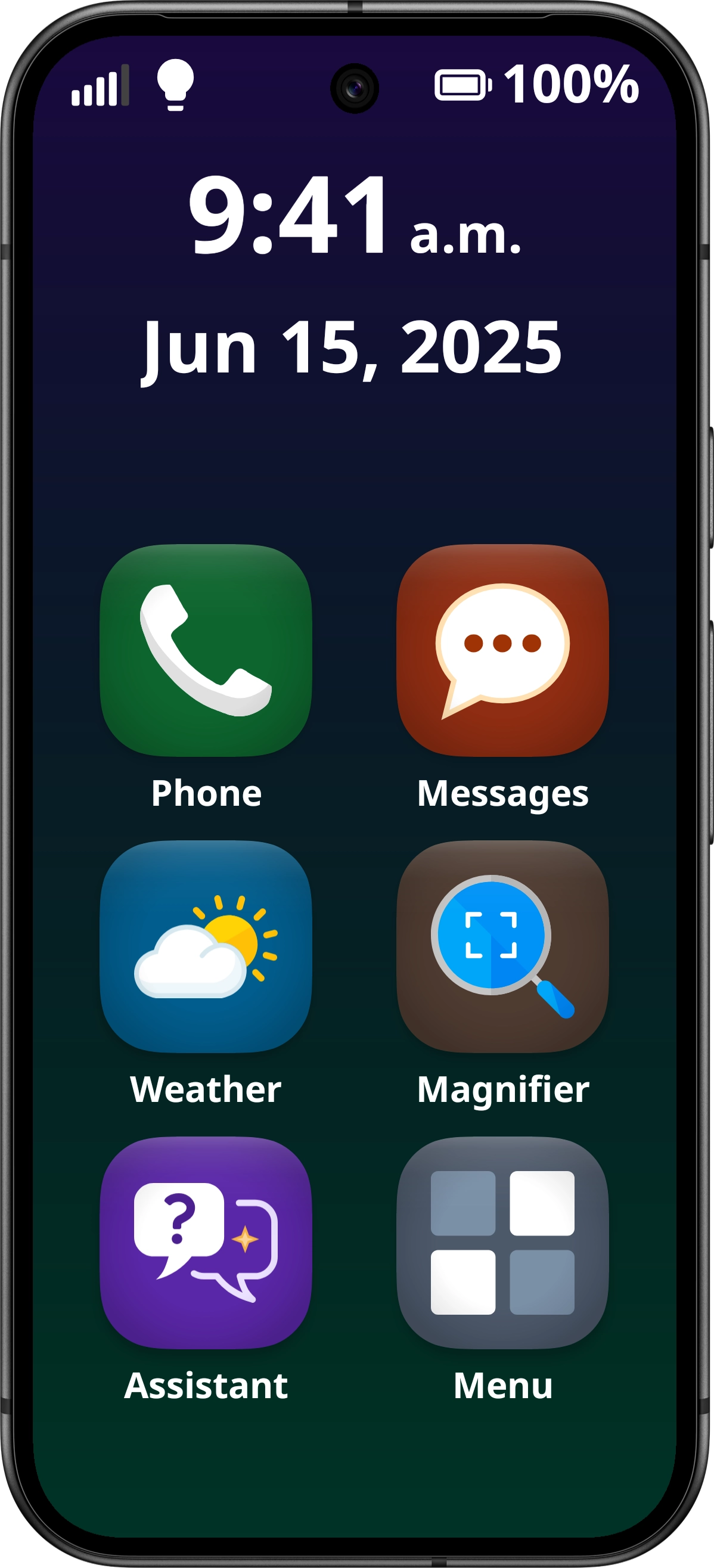 Ziola Home Screen
