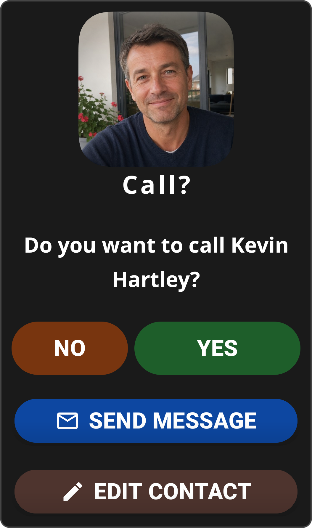Confirmation Dialog