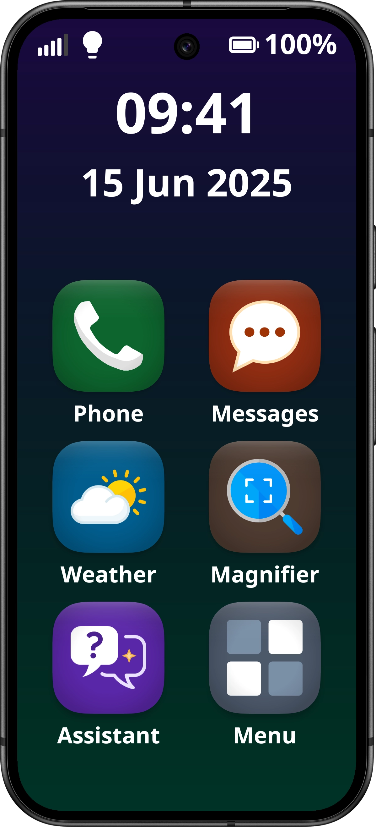 Ziola Home Screen