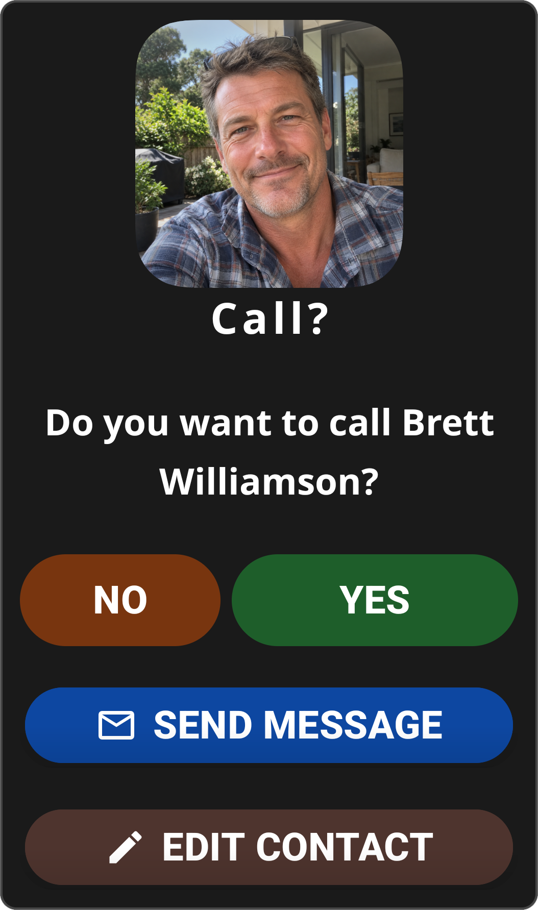 Confirmation Dialog