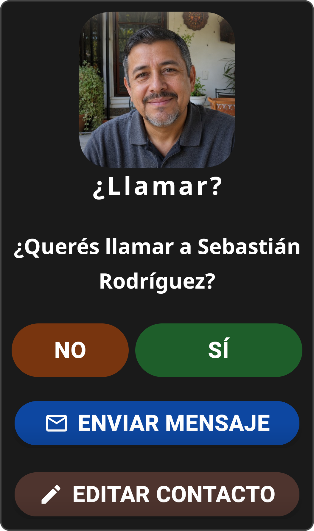 Confirmation Dialog