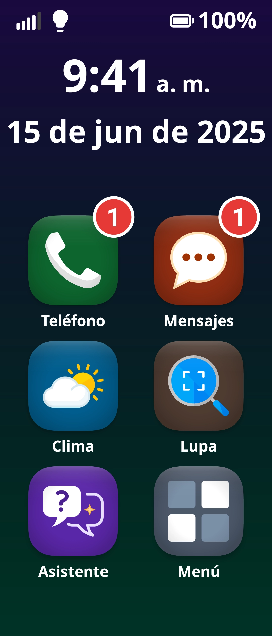 Home Screen