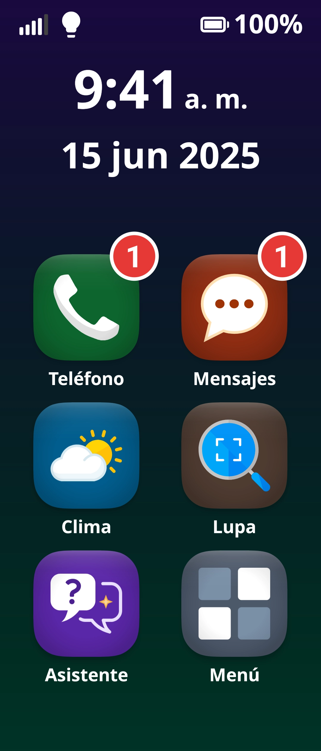 Home Screen