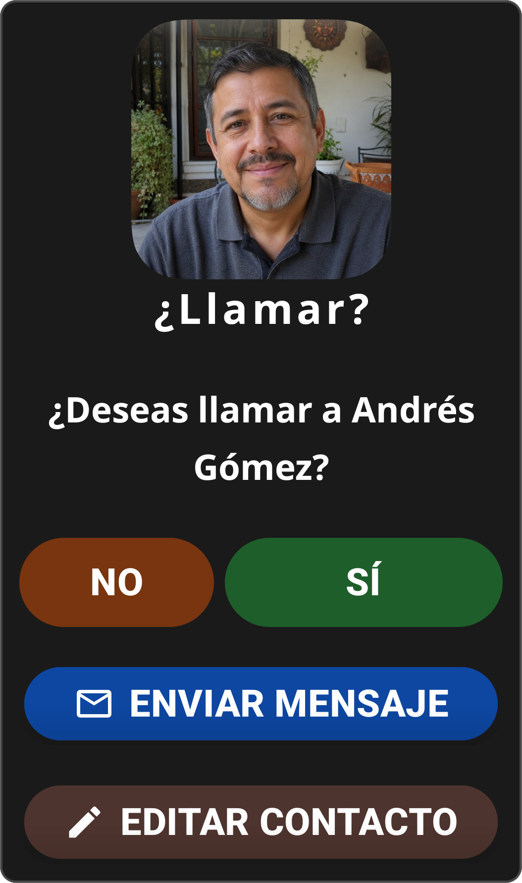 Confirmation Dialog