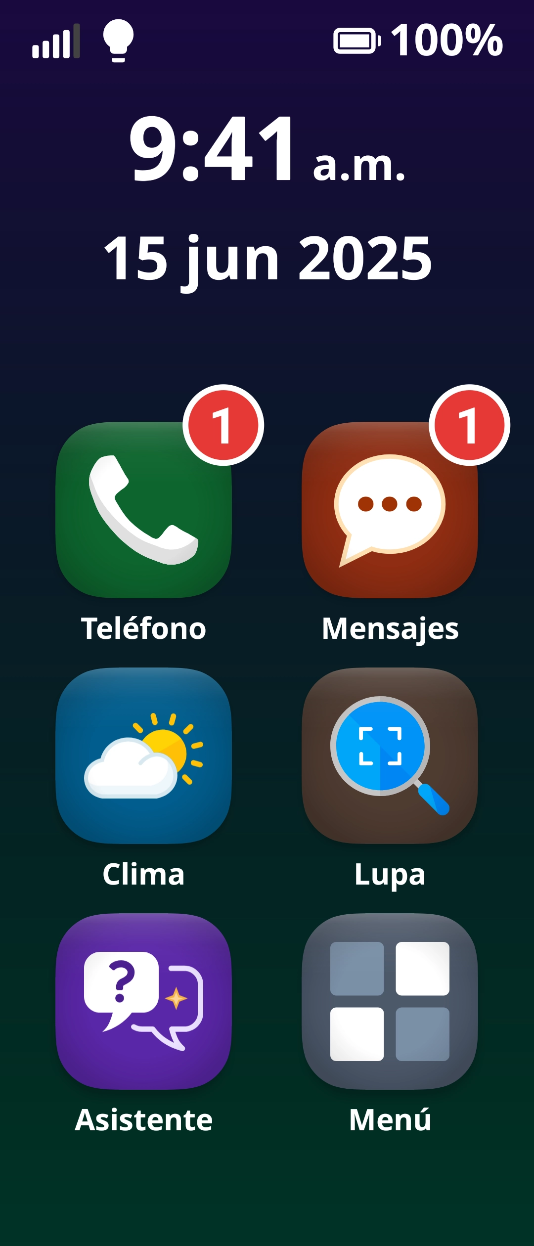 Home Screen