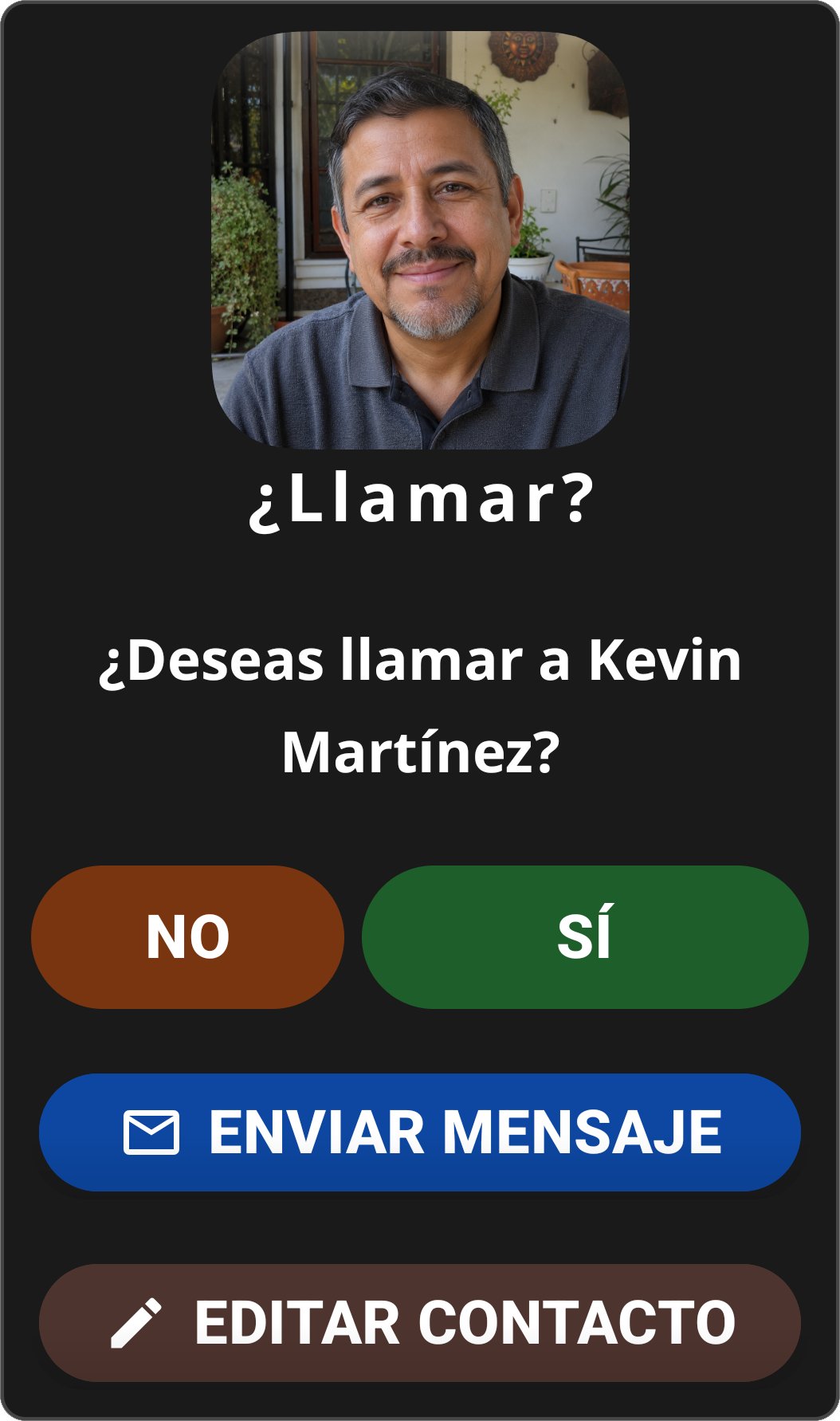 Confirmation Dialog