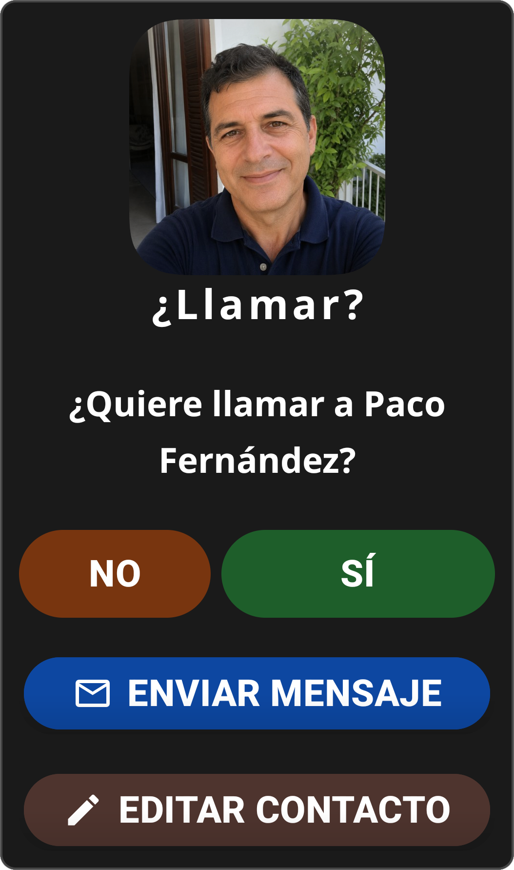 Confirmation Dialog