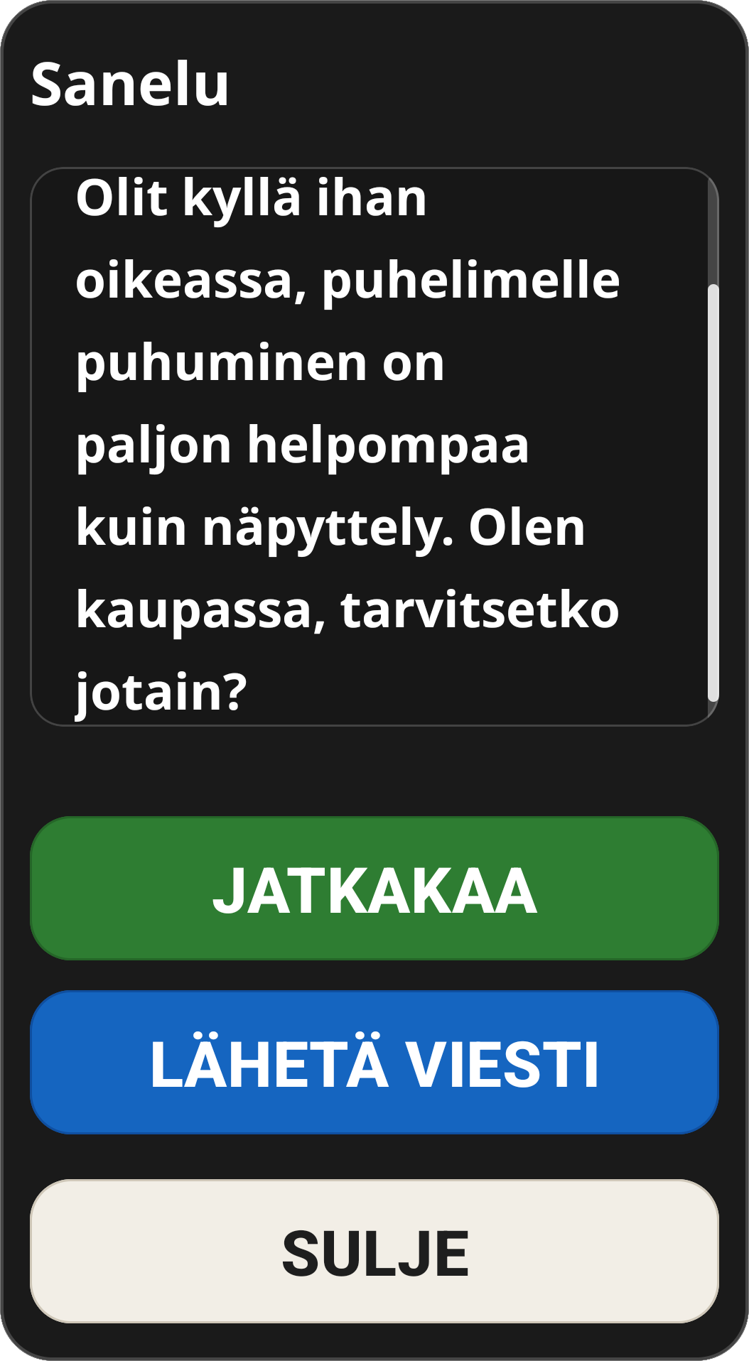Voice Dictation