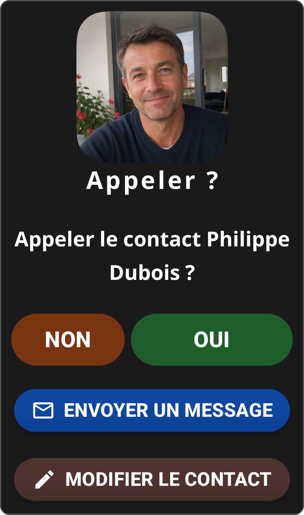 Confirmation Dialog