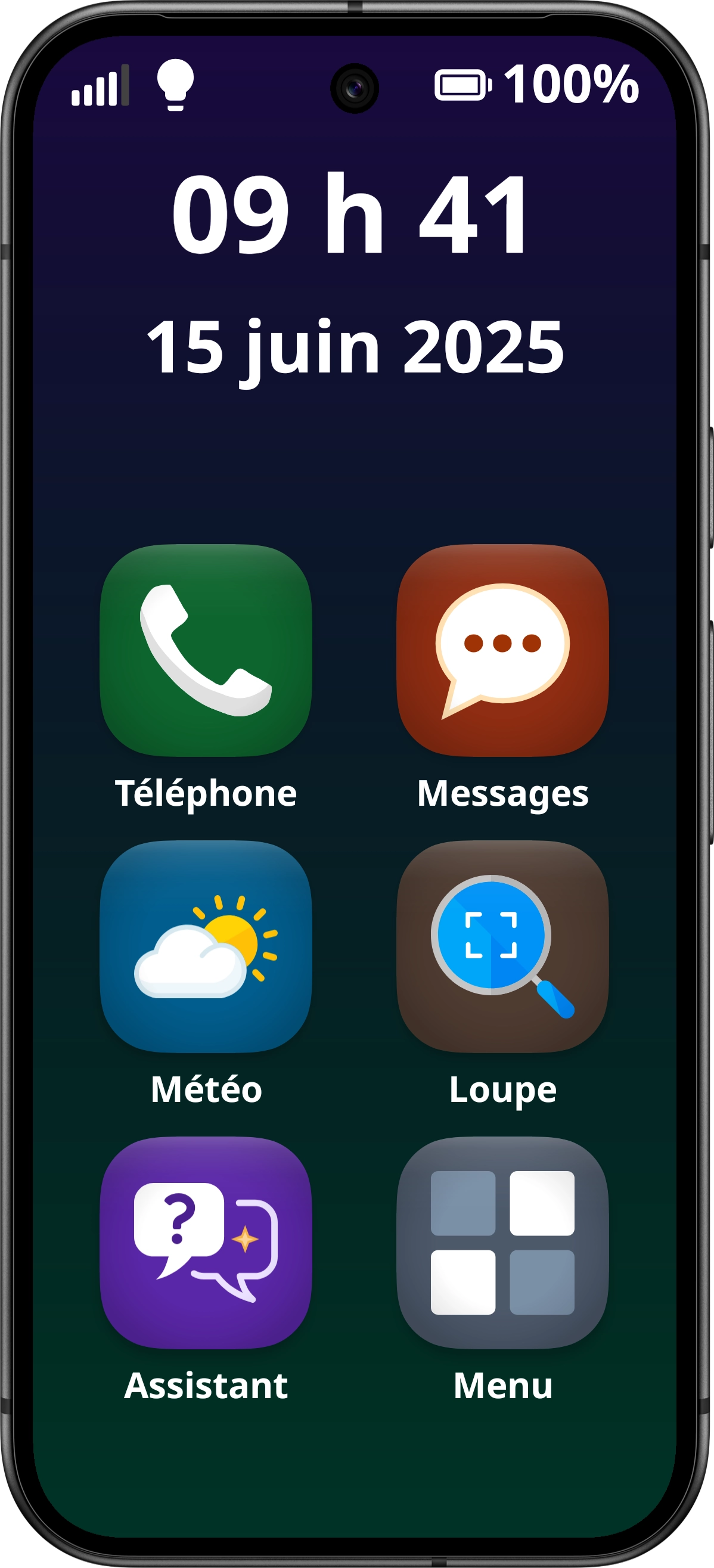 Ziola Home Screen