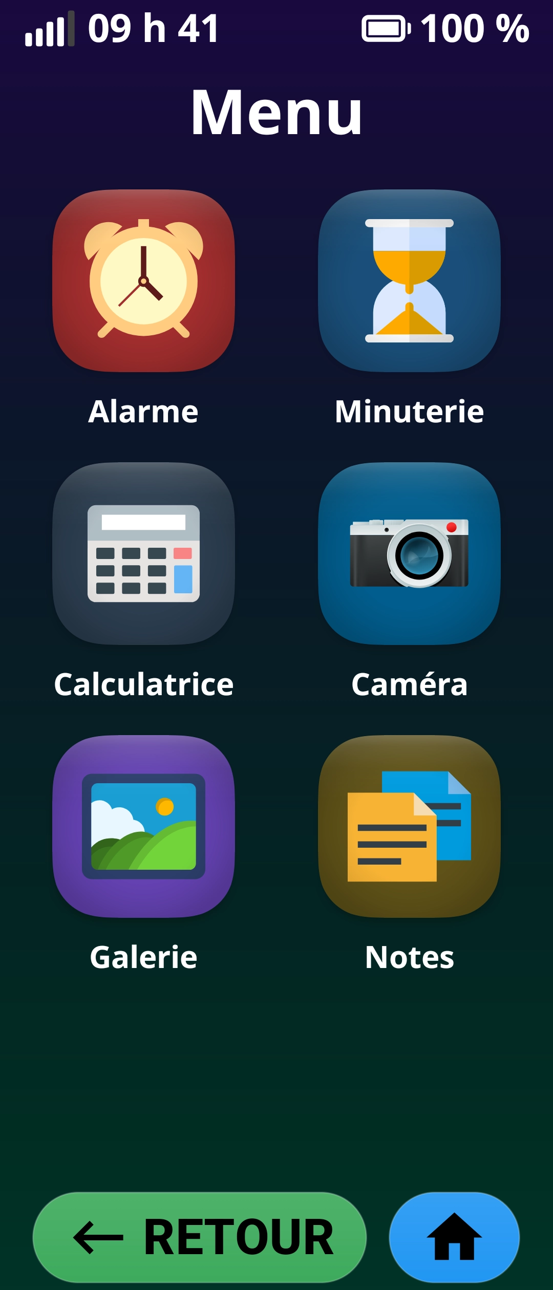 Apps Menu