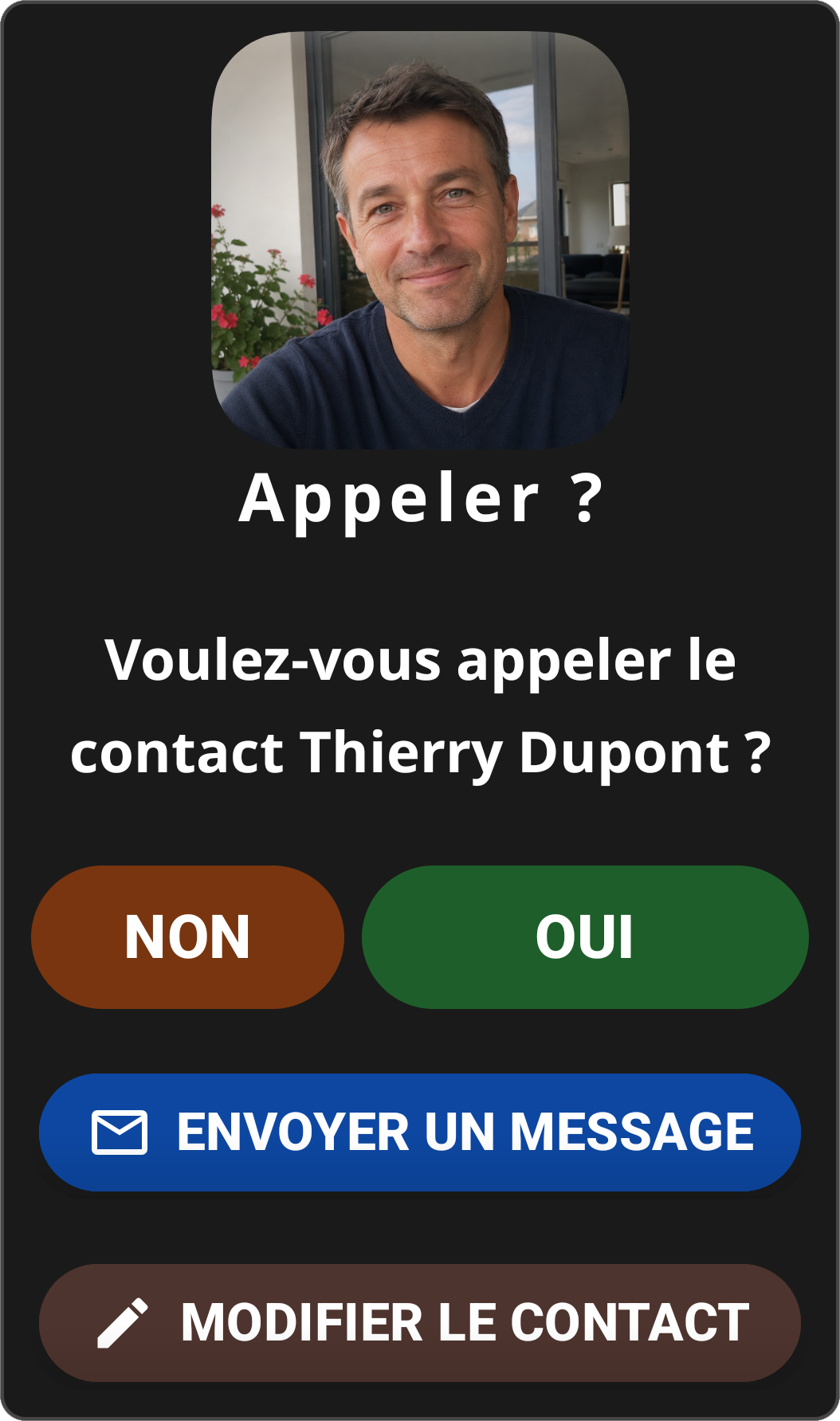 Confirmation Dialog
