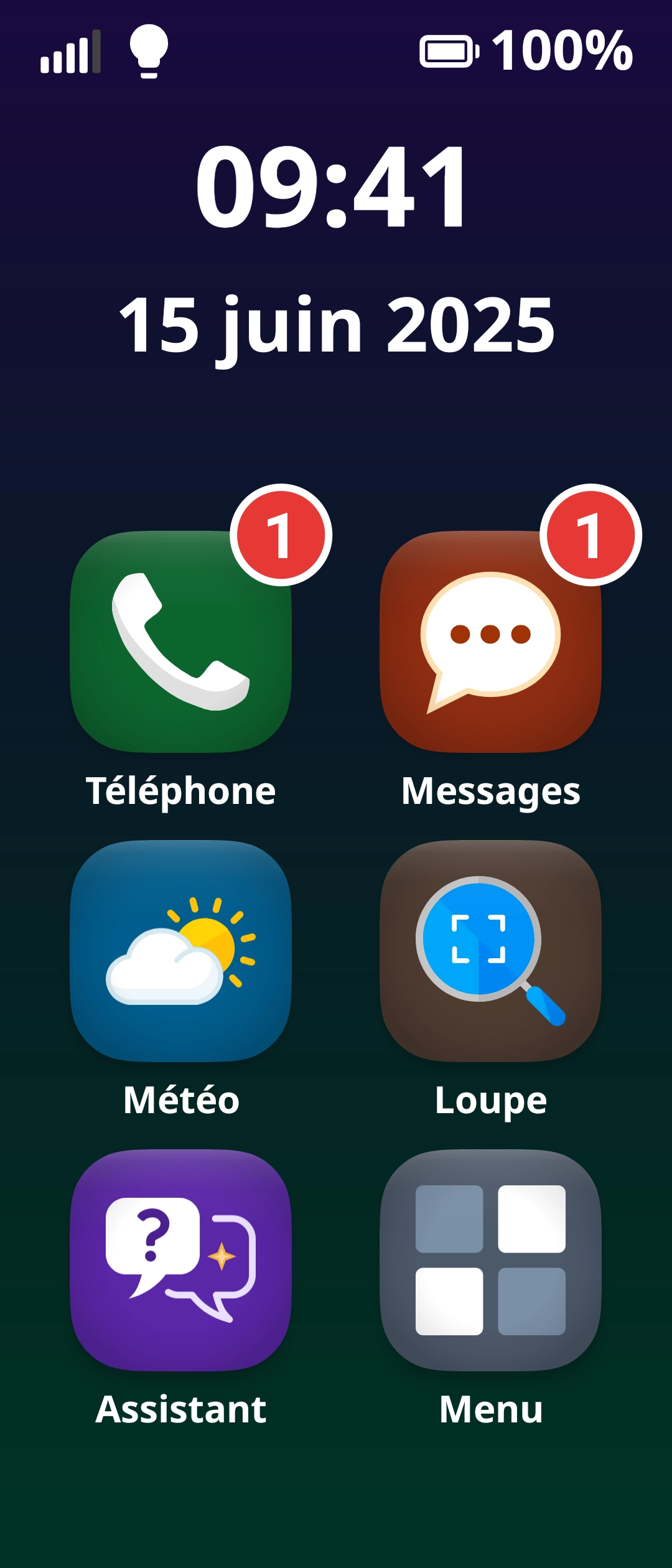 Home Screen