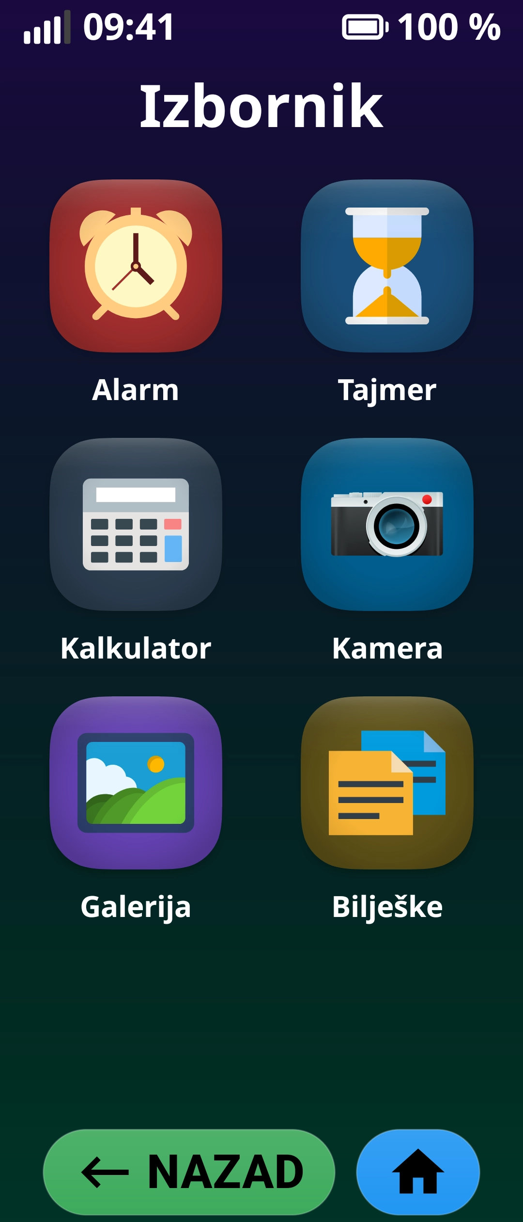 Apps Menu