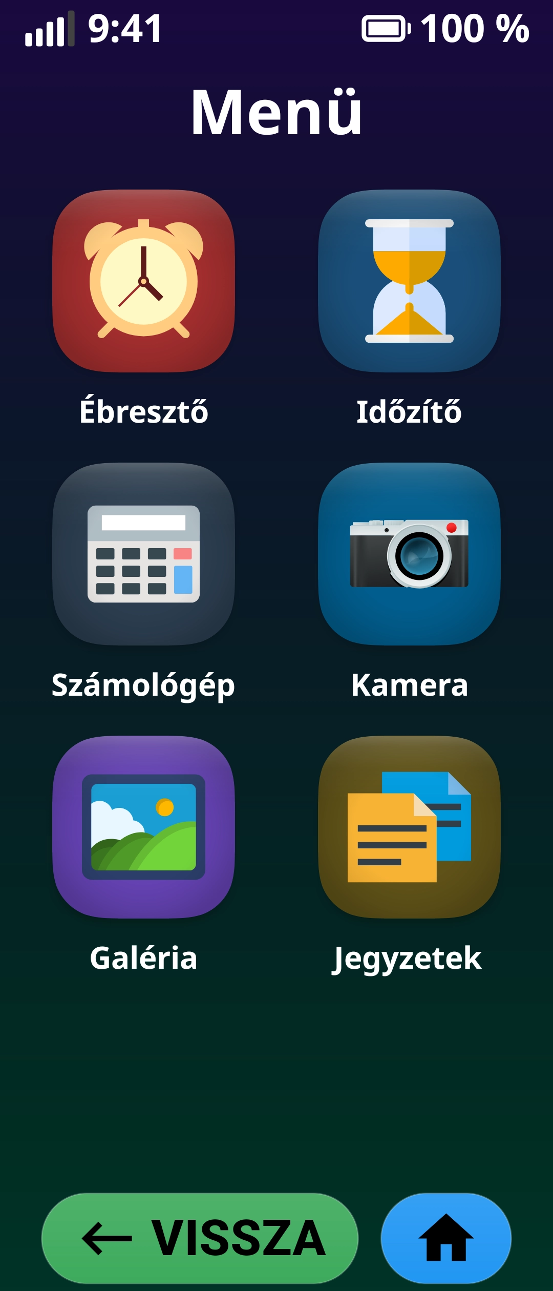 Apps Menu