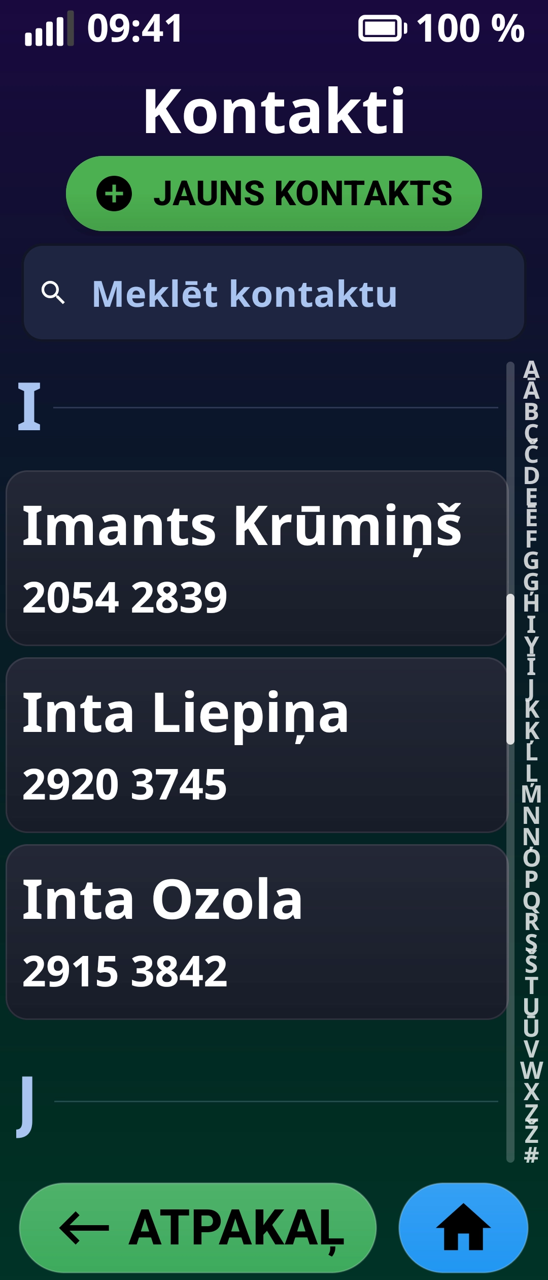 Contacts