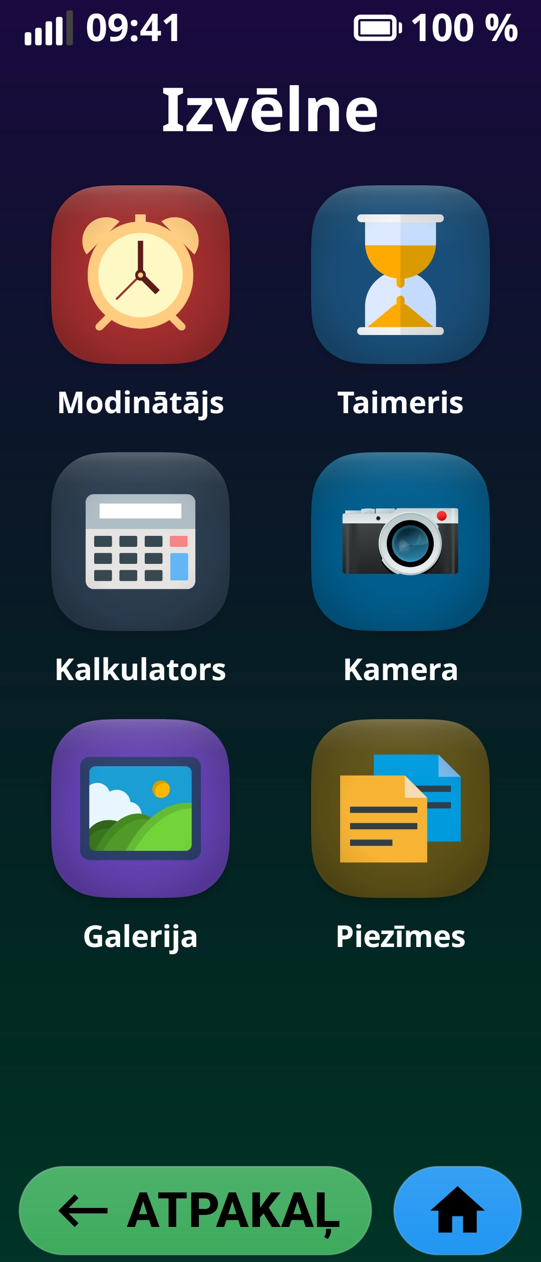 Apps Menu