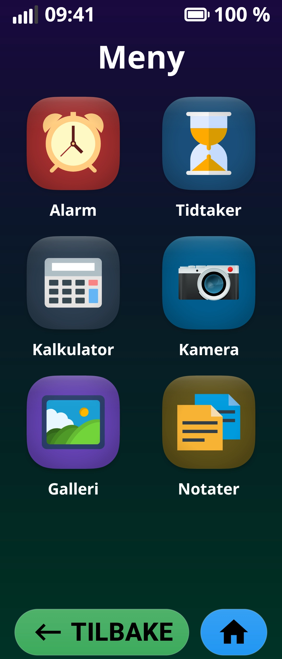 Apps Menu