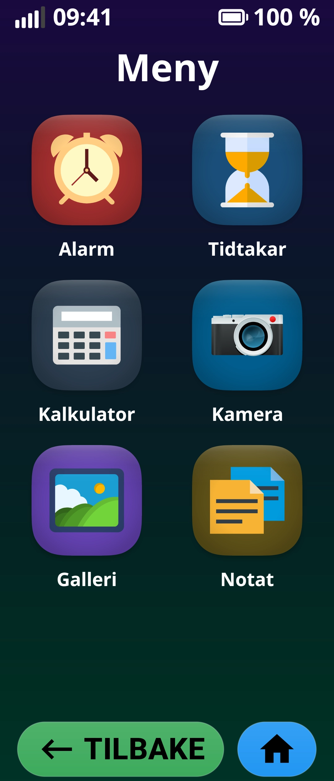 Apps Menu