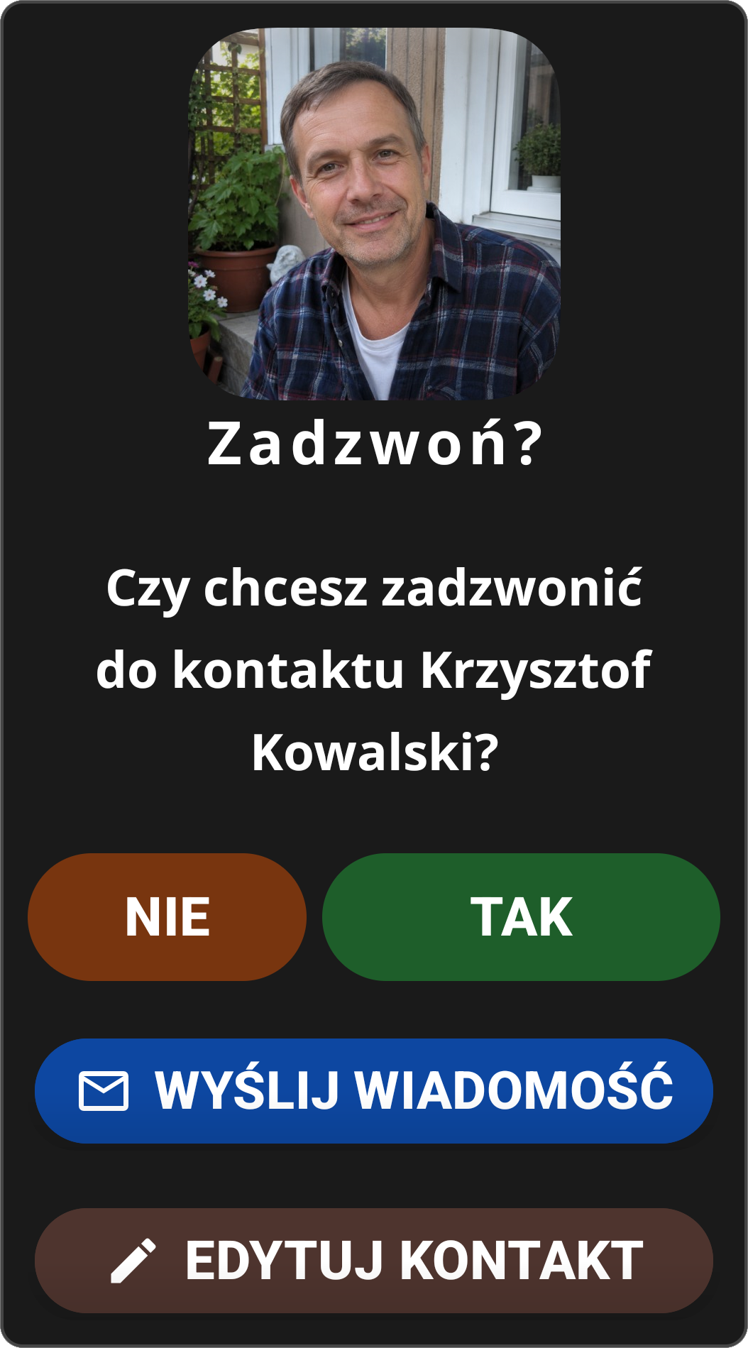 Confirmation Dialog