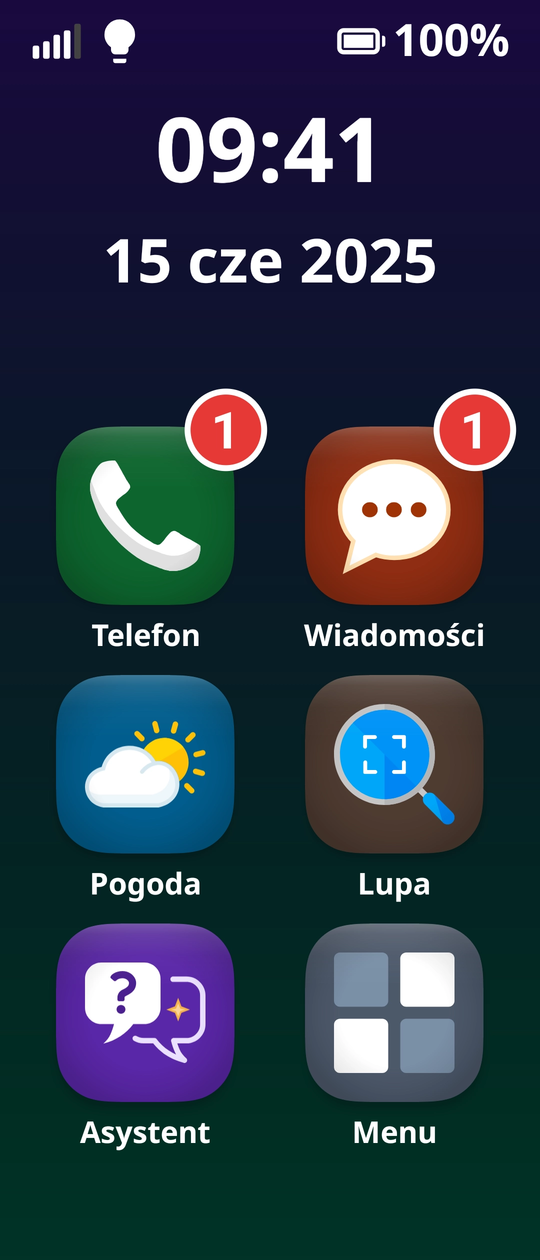 Home Screen