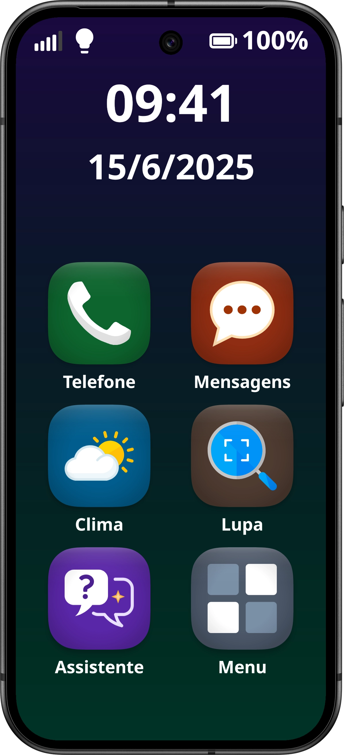 Ziola Home Screen