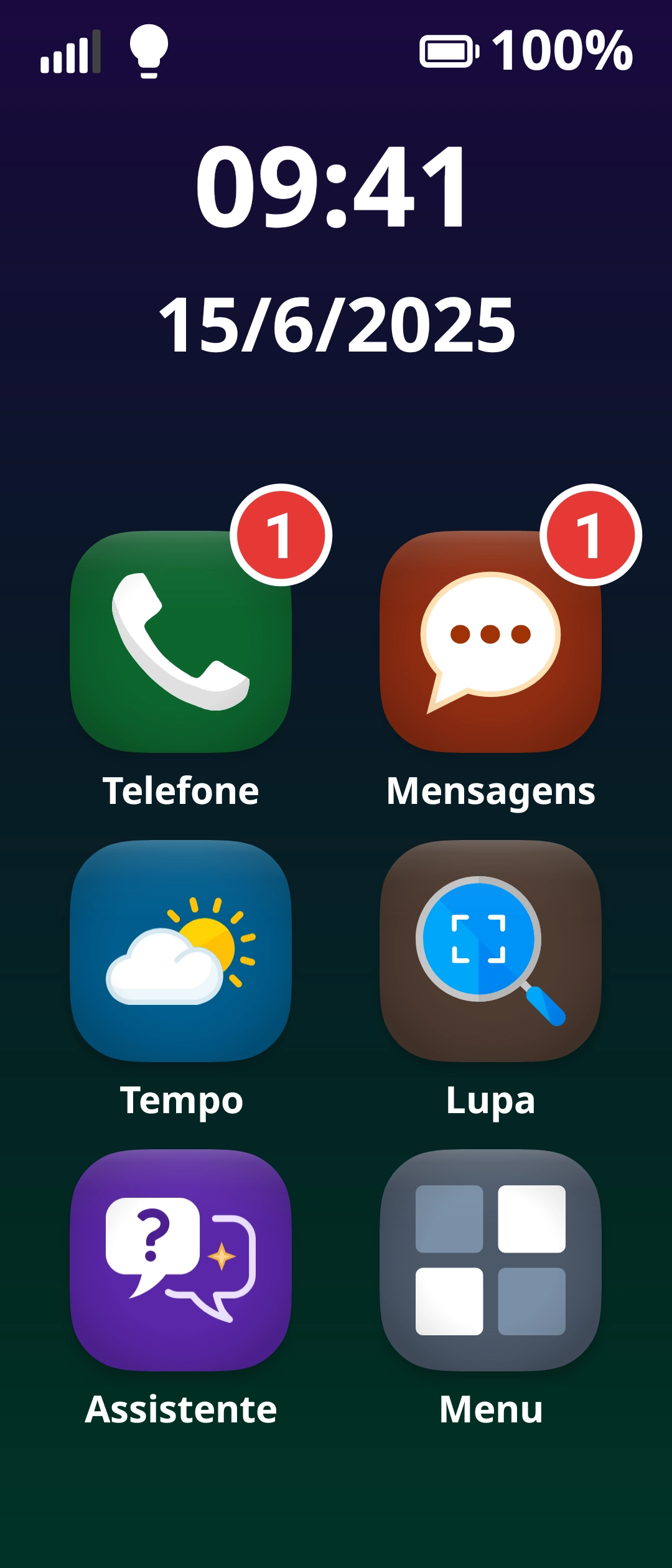 Home Screen