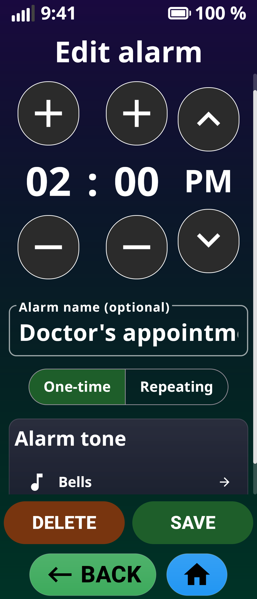 Alarms