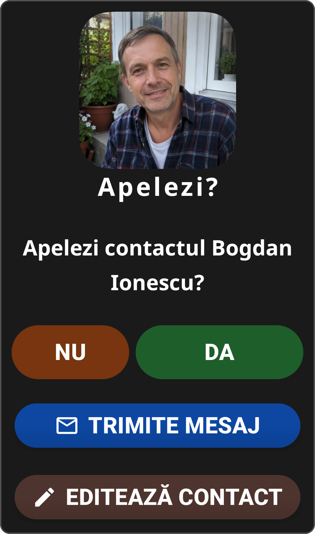 Confirmation Dialog