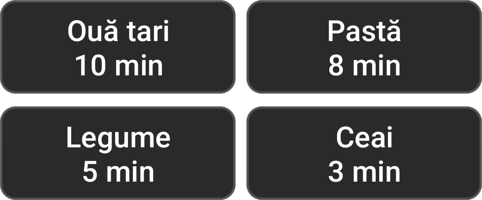 Preset Timers