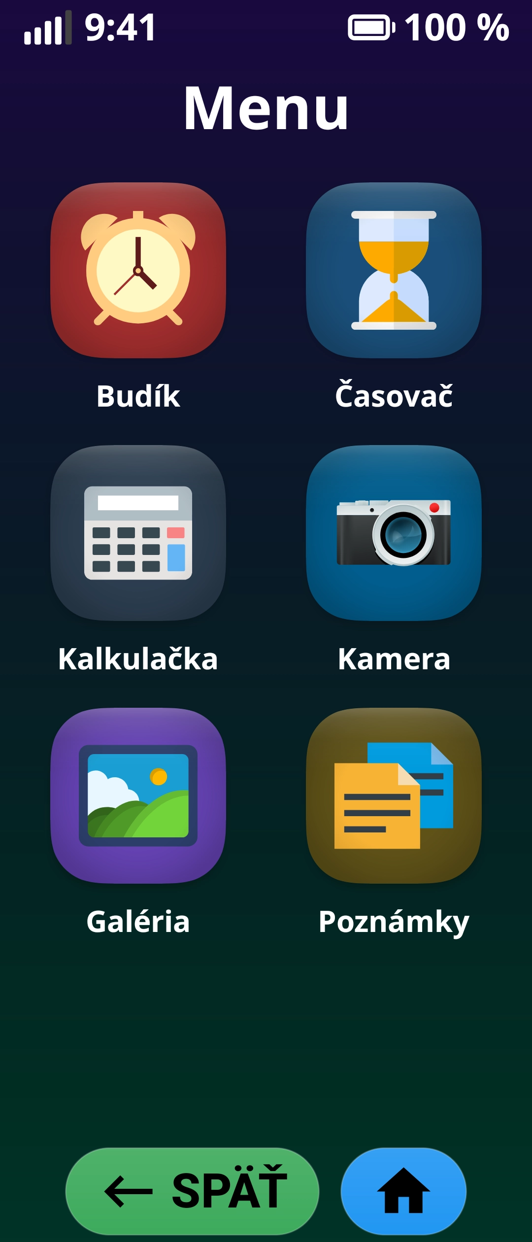 Apps Menu