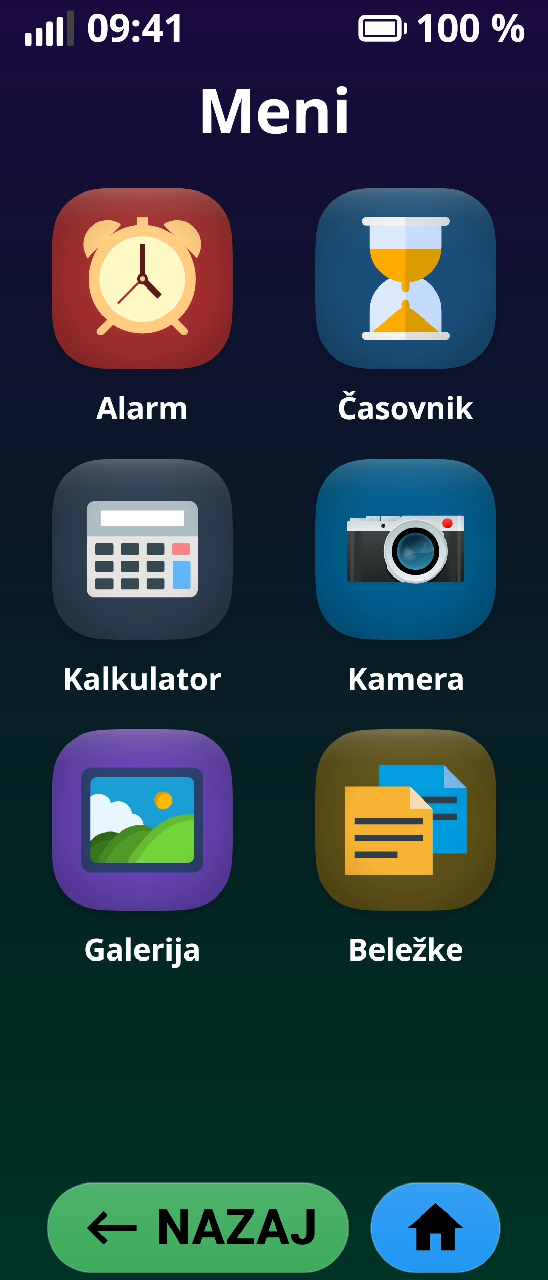 Apps Menu
