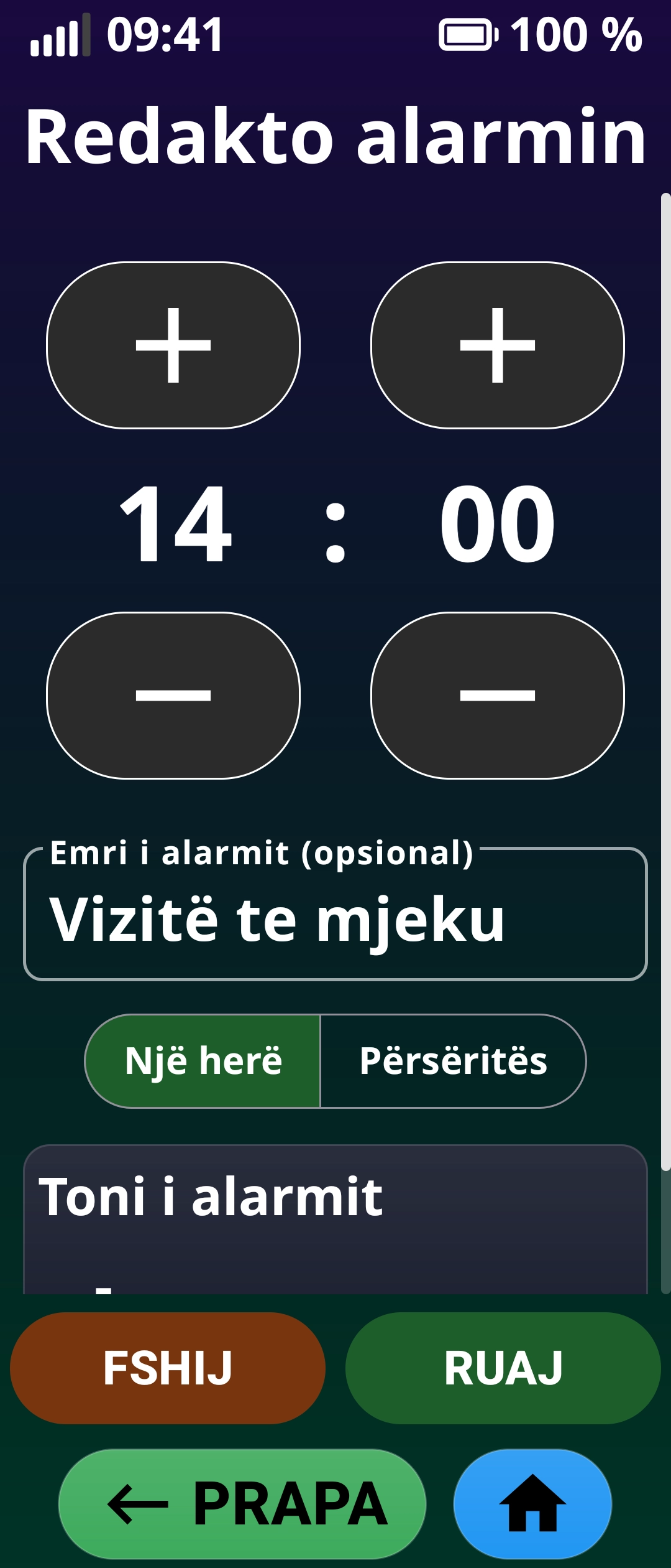 Alarms