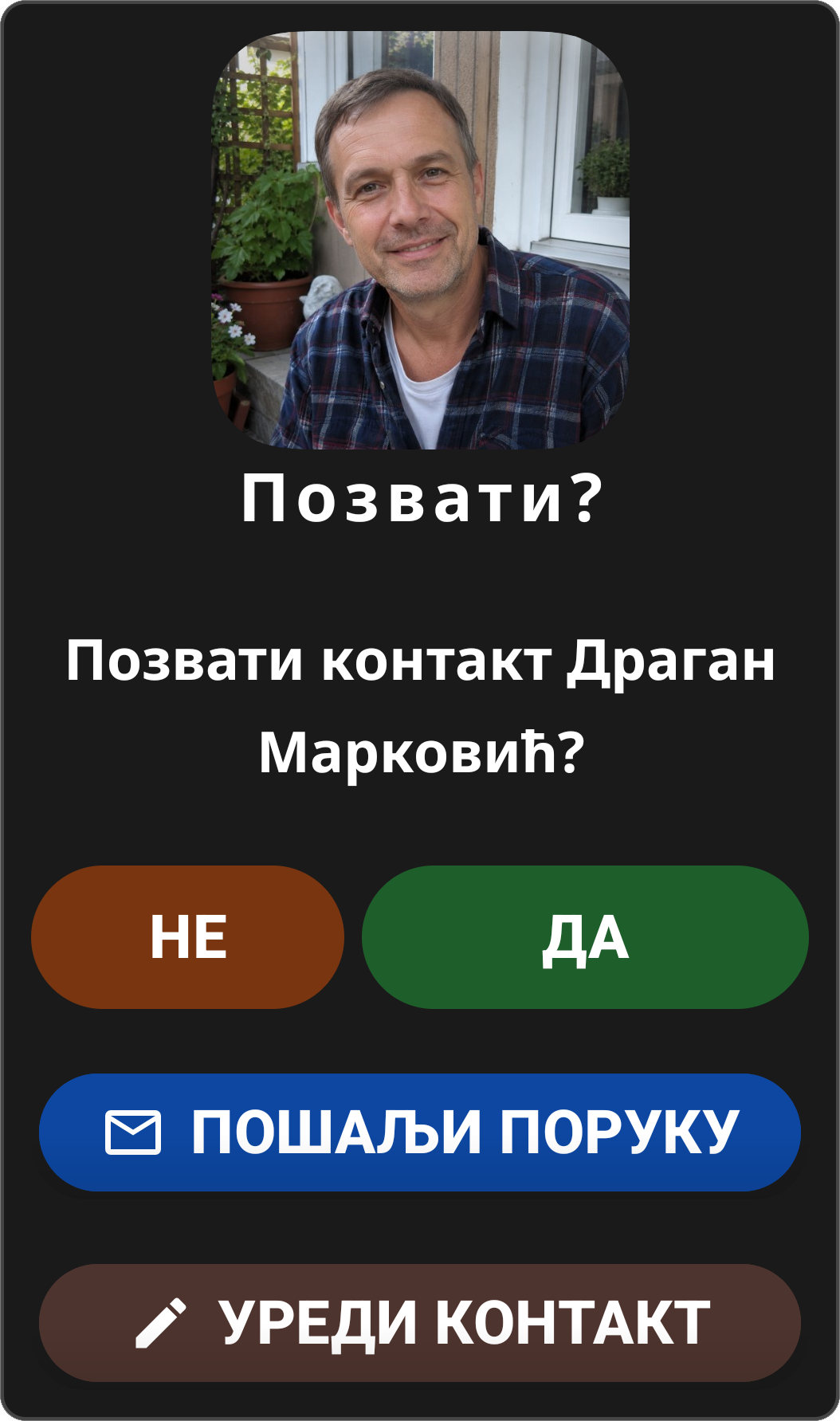 Confirmation Dialog