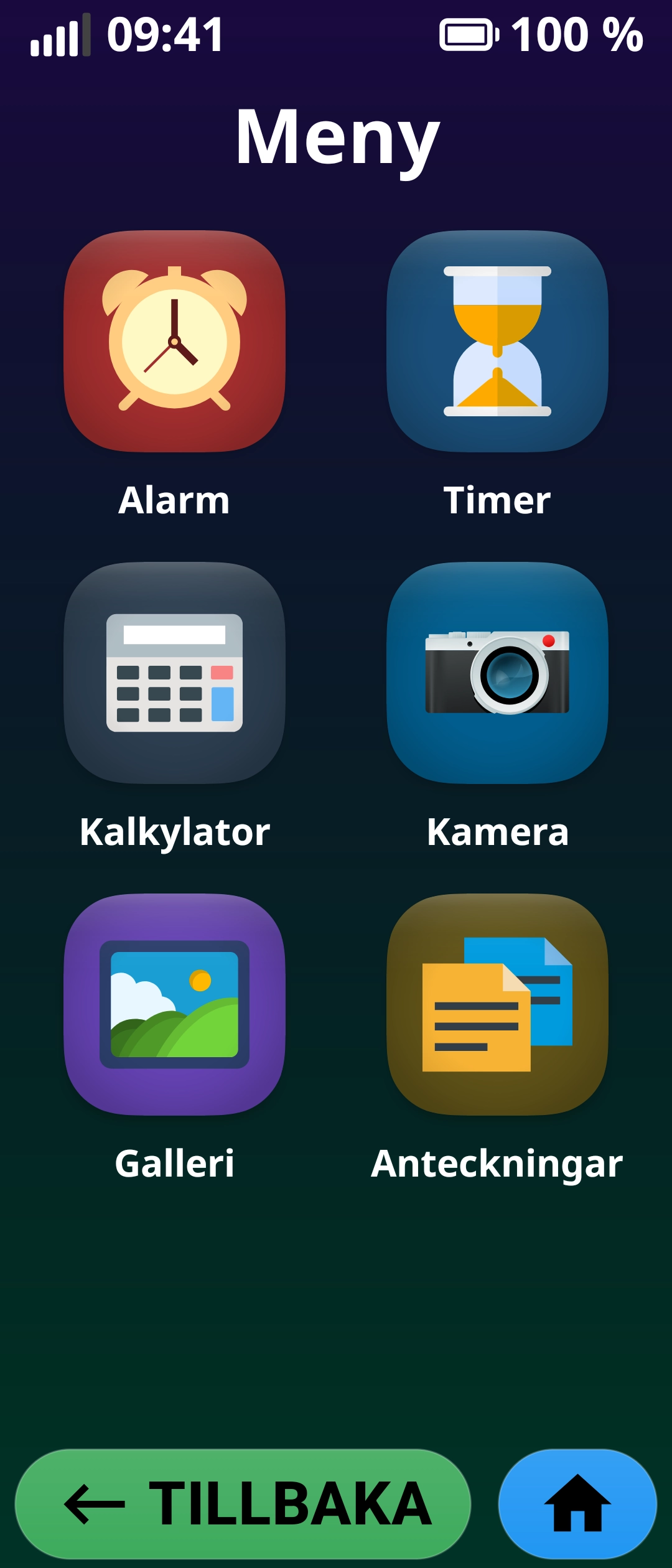 Apps Menu
