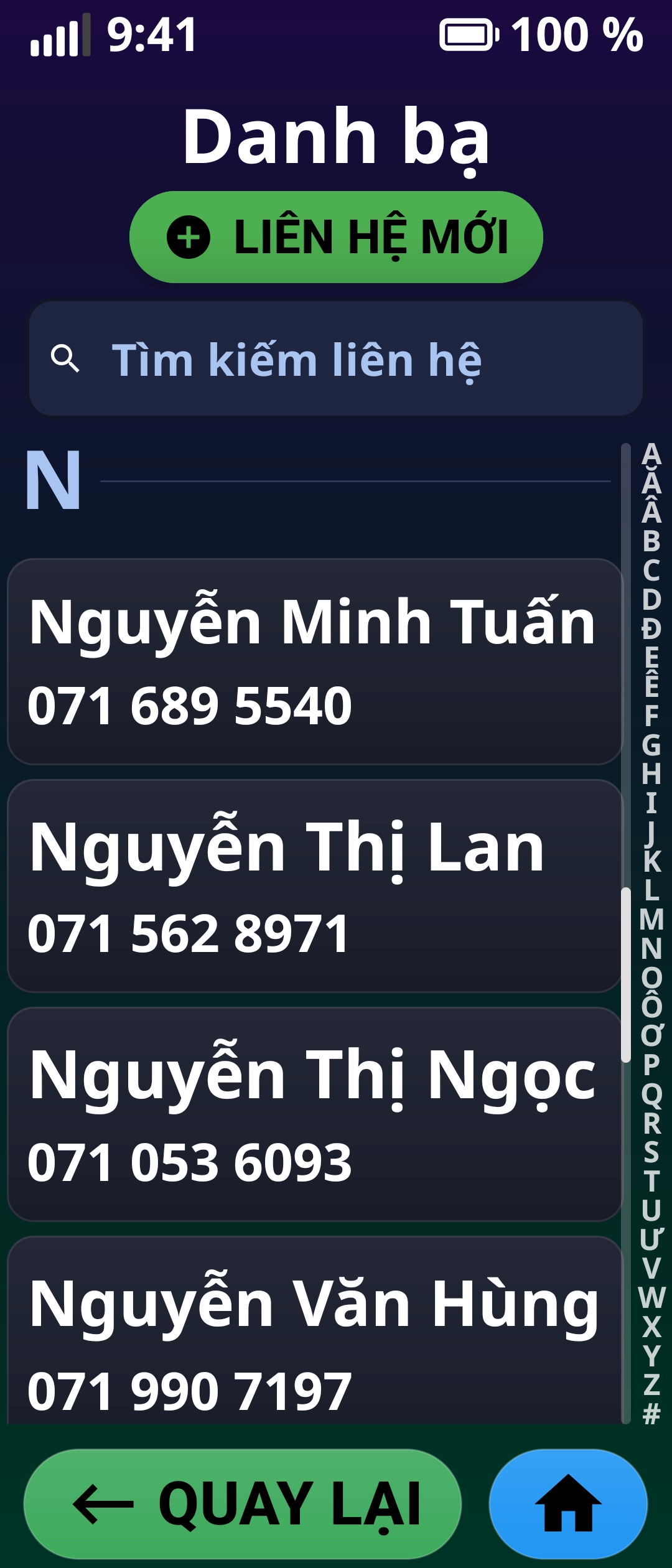 Contacts