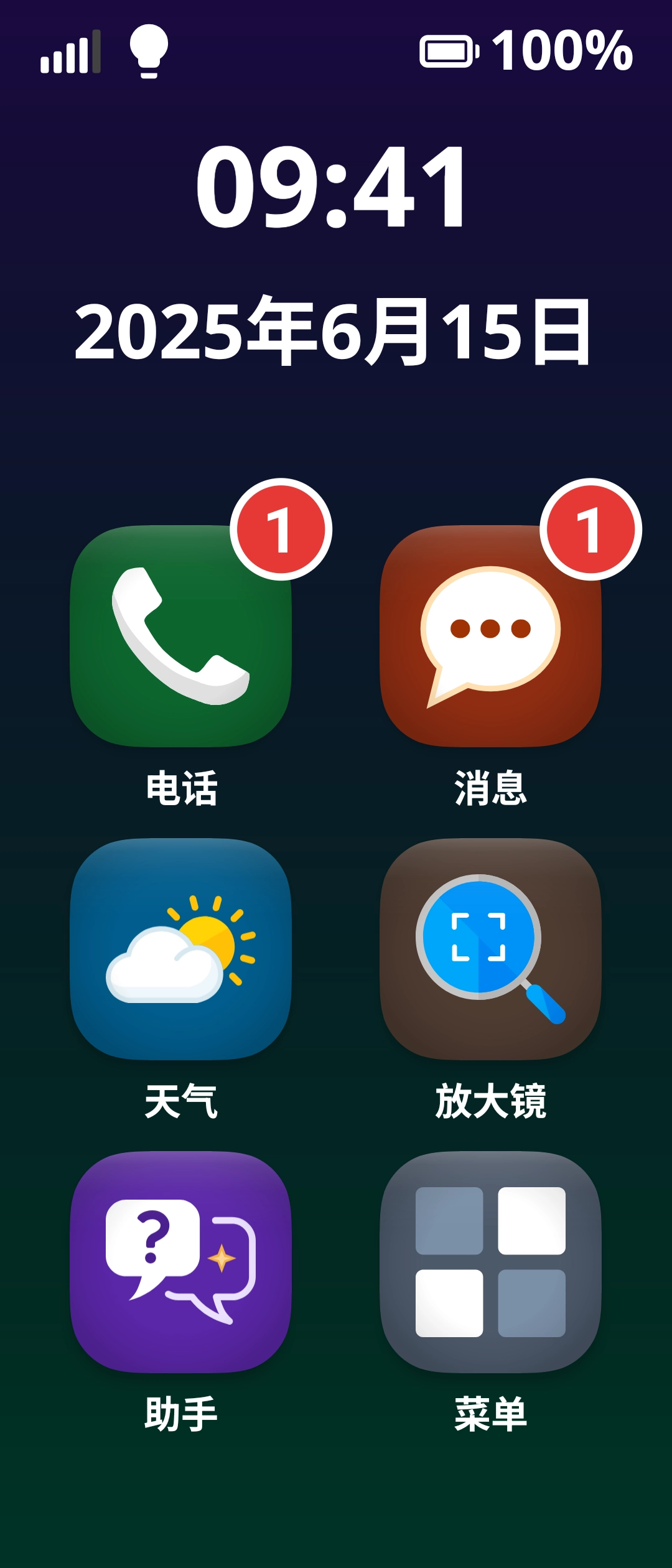 Home Screen