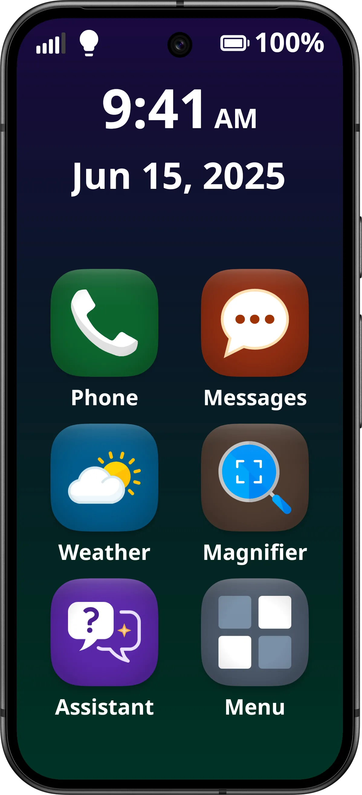 Ziola Home Screen